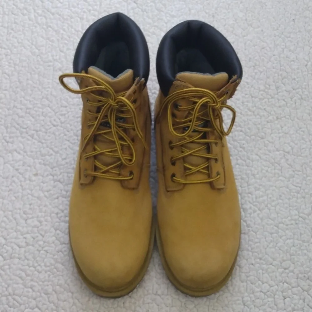Eddie Bauer Tan Nubuck Leather Boots (Waterproof/Thinsulate Lining) 10.5 M